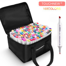 TOUCHNEW T6 Marcador de croquis 168 colores,puntas dobles para niños,artistas,resaltador de dibujo TOUCHNEW T6 Marcador de croquis 168 colores,puntas dobles para niños,artistas,resaltador de dibujo
