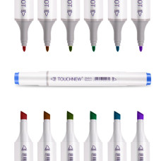 TOUCHNEW T6 Marcador de croquis 168 colores,puntas dobles para niños,artistas,resaltador de dibujo TOUCHNEW T6 Marcador de croquis 168 colores,puntas dobles para niños,artistas,resaltador de dibujo
