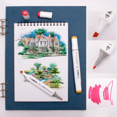 TOUCHNEW T6 Marcador de croquis 168 colores,puntas dobles para niños,artistas,resaltador de dibujo TOUCHNEW T6 Marcador de croquis 168 colores,puntas dobles para niños,artistas,resaltador de dibujo