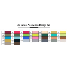 TOUCHNEW T6 rotuladores diseño de animación 30 colores para dibujos de arte adultos con bolsa de transporte TOUCHNEW T6 rotuladores diseño de animación 30 colores para dibujos de arte adultos con bolsa de transporte