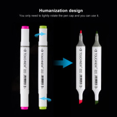 TOUCHNEW T6 rotuladores diseño de animación 30 colores para dibujos de arte adultos con bolsa de transporte TOUCHNEW T6 rotuladores diseño de animación 30 colores para dibujos de arte adultos con bolsa de transporte