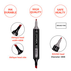 TOUCHNEW marcadores de alcohol 30 colores para principiantes niños estudiantes TOUCHNEW marcadores de alcohol 30 colores para principiantes niños estudiantes