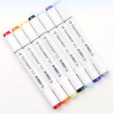 TOUCHNEW T6 rotuladores diseño de animación 60 colores para dibujos de arte adultos con bolsa de transporte TOUCHNEW T6 rotuladores diseño de animación 60 colores para dibujos de arte adultos con bolsa de transporte