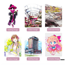 TOUCHNEW rotuladores punta pincel 80 colores doble punta a base de alcohol Juego estándar