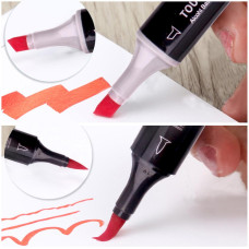 TOUCHNEW rotuladores punta pincel 168 colores doble punta a base de alcohol