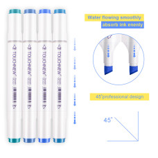 TOUCHNEW T6 rotuladores diseño de animación 30 colores para dibujos de arte adultos con bolsa de transporte TOUCHNEW T6 rotuladores diseño de animación 30 colores para dibujos de arte adultos con bolsa de transporte