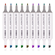 TOUCHNEW T6 rotuladores diseño de animación 60 colores para dibujos de arte adultos con bolsa de transporte TOUCHNEW T6 rotuladores diseño de animación 60 colores para dibujos de arte adultos con bolsa de transporte