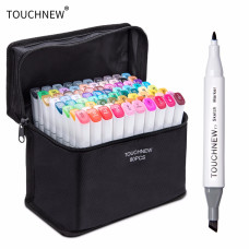 TOUCHNEW T7 80 colores Rotulador de artista dibujo a base de alcohol para dibujar diseño de animación manga