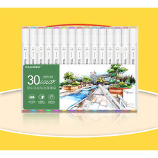TOUCHNEW T8 Marcadores de doble punta Diseño de animación de 30 colores para dibujo de arte infantil