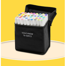 TOUCHNEW T8 Marcadores de Arte 60 Colores Animación Diseño para Adultos Niños Dibujo de Bosquejo